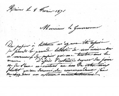 Abbé Miroy - DébutLettre au Gouv 8 fév1871